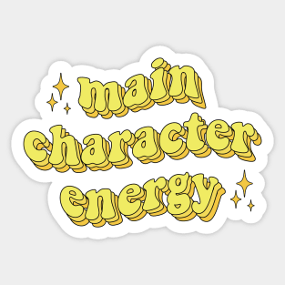 Main Character Energy Sticker Book Aesthetic Vinyl Sticker Laptop Sticker Decal Book Stickers Book Lover Gift Stickers Laptop Bookish Sticker Pack Sticker